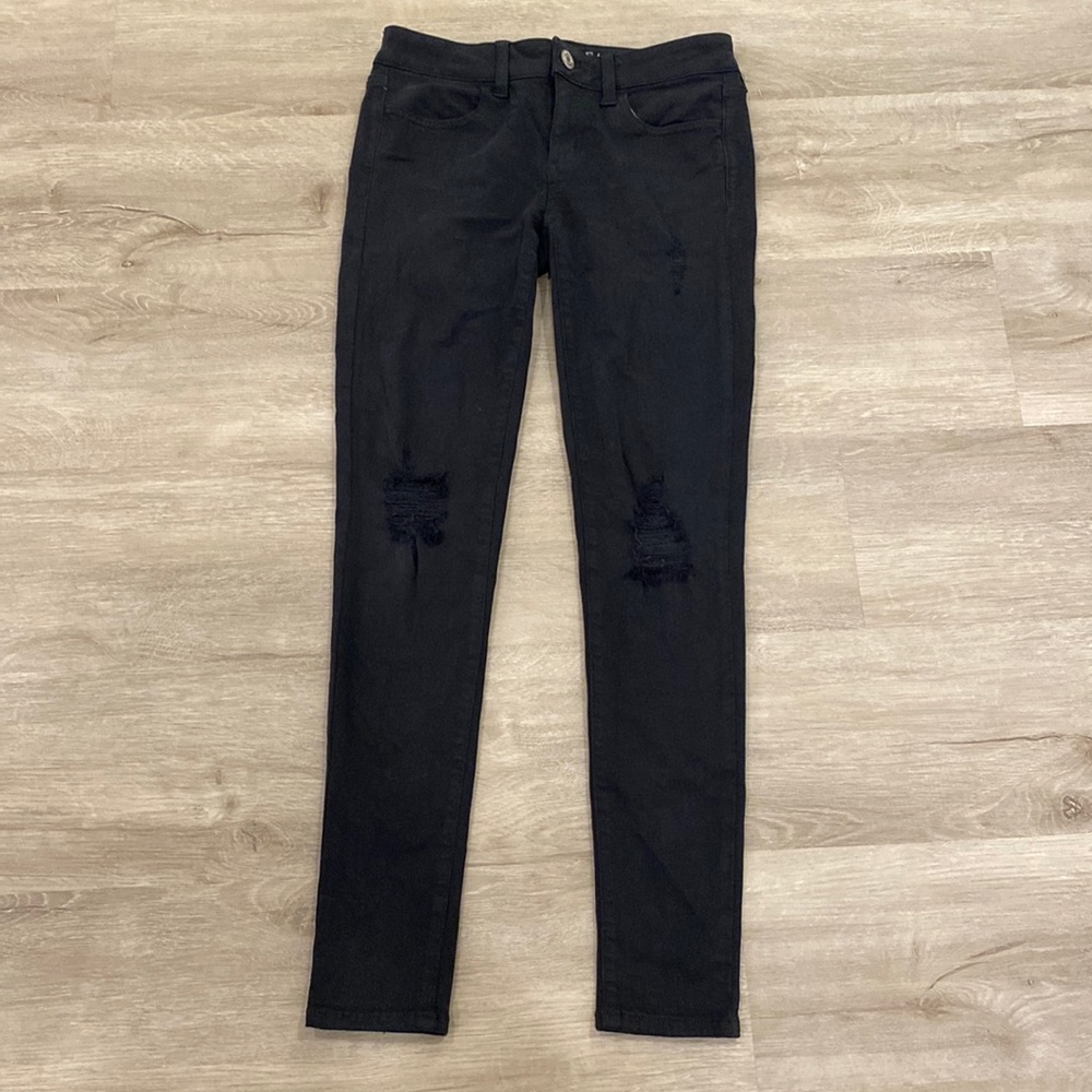 American Eagle Super Stretch X Distressed Skinny Jeggings